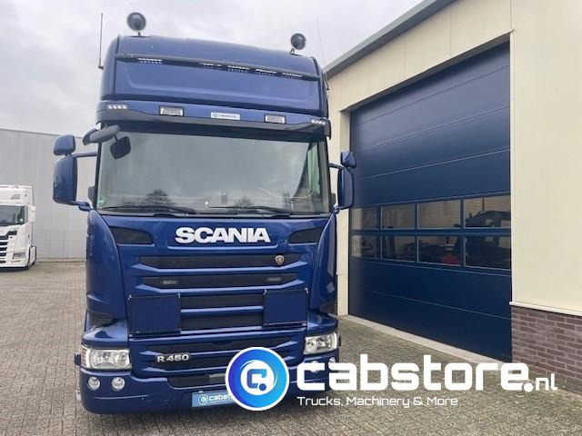 Scania R450 LB6X2MLB Euro 6 - Bouwjaar 2016 - Topline - Doorlaad-volume combi+ Wecon Middenas aanhangwagen - Good condition - 侧帘卡车:图5 Scania R450 LB6X2MLB Euro 6 - Bouwjaar 2016 - Topline - Doorlaad-volume combi+ Wecon Middenas aanhangwagen - Good condition - 侧帘卡车:图5