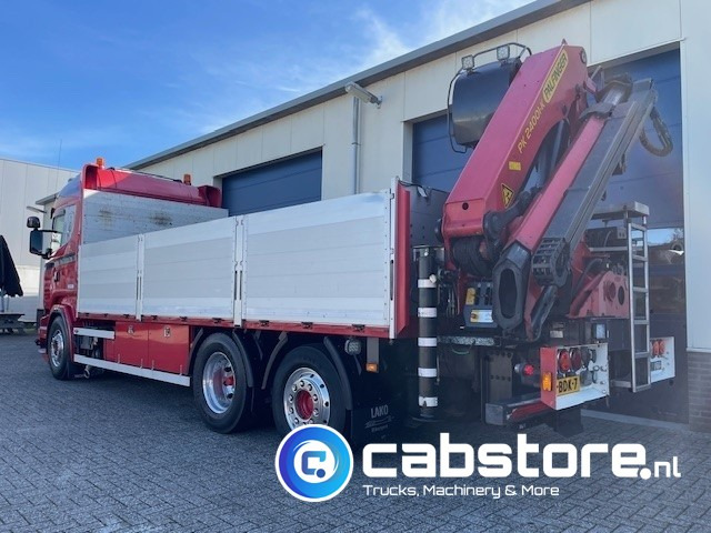 Scania R520 LB6X2*4HNB Euro 6 - Bouwjaar 2013 - Highline - Opticruise - Open box + Palfinger PK 24001-K B Autolaadkraan - Good condition ! - 栏板式/ 平板卡车, 起重车:图5 Scania R520 LB6X2*4HNB Euro 6 - Bouwjaar 2013 - Highline - Opticruise - Open box + Palfinger PK 24001-K B Autolaadkraan - Good condition ! - 栏板式/ 平板卡车, 起重车:图5