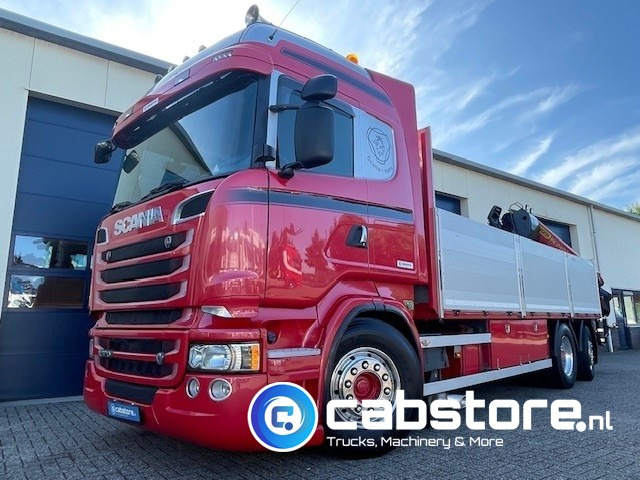 Scania R520 LB6X2*4HNB Euro 6 - Bouwjaar 2013 - Highline - Opticruise - Open box + Palfinger PK 24001-K B Autolaadkraan - Good condition ! - 栏板式/ 平板卡车, 起重车:图1 Scania R520 LB6X2*4HNB Euro 6 - Bouwjaar 2013 - Highline - Opticruise - Open box + Palfinger PK 24001-K B Autolaadkraan - Good condition ! - 栏板式/ 平板卡车, 起重车:图1