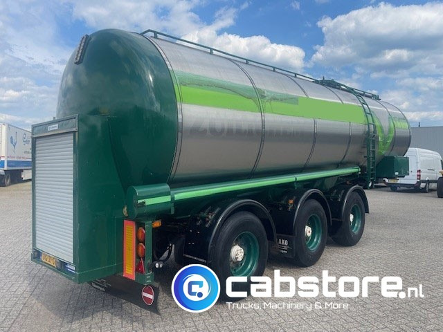 Lako T343 Tank-trailer LAKO T343 Tankoplegger RVS - Bouwjaar 2000 - SAF assen - Gestuurd - Laadvermogen 34.880 kg - 液罐拖车:图5 Lako T343 Tank-trailer LAKO T343 Tankoplegger RVS - Bouwjaar 2000 - SAF assen - Gestuurd - Laadvermogen 34.880 kg - 液罐拖车:图5