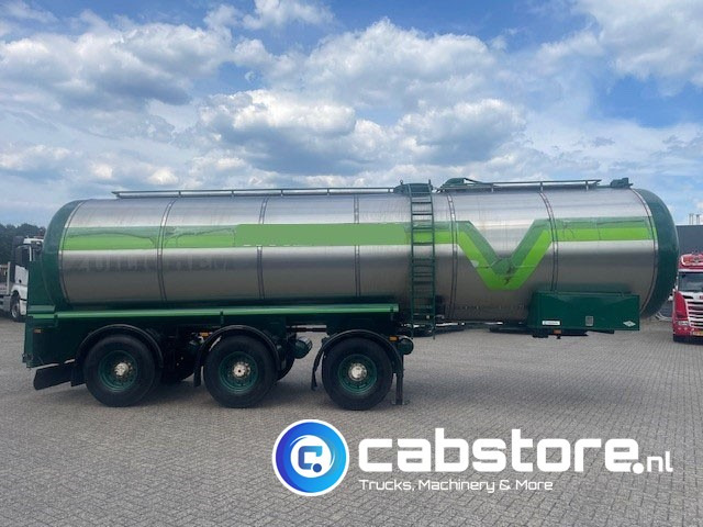 Lako T343 Tank-trailer LAKO T343 Tankoplegger RVS - Bouwjaar 2000 - SAF assen - Gestuurd - Laadvermogen 34.880 kg - 液罐拖车:图3 Lako T343 Tank-trailer LAKO T343 Tankoplegger RVS - Bouwjaar 2000 - SAF assen - Gestuurd - Laadvermogen 34.880 kg - 液罐拖车:图3