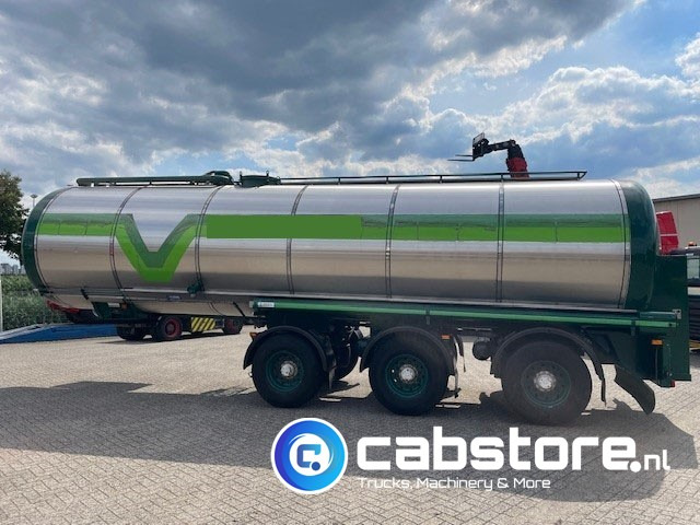 Lako T343 Tank-trailer LAKO T343 Tankoplegger RVS - Bouwjaar 2000 - SAF assen - Gestuurd - Laadvermogen 34.880 kg - 液罐拖车:图4 Lako T343 Tank-trailer LAKO T343 Tankoplegger RVS - Bouwjaar 2000 - SAF assen - Gestuurd - Laadvermogen 34.880 kg - 液罐拖车:图4