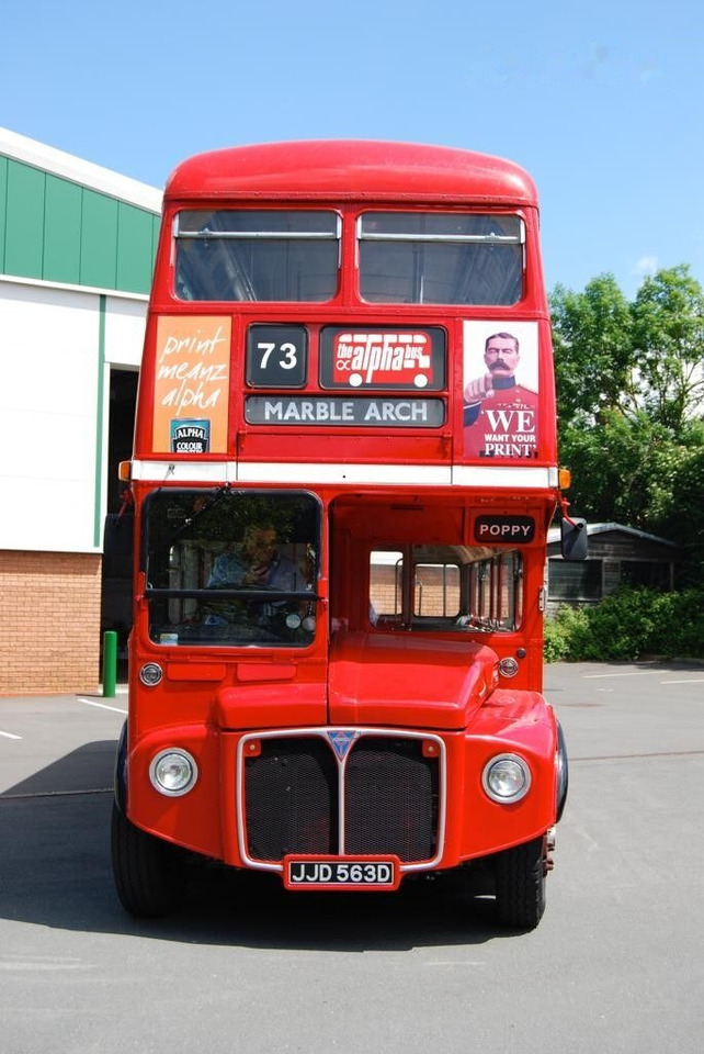 双层巴士 British Bus Closed topped Routemaster Nostalgic Heritage Classic Vintage：图1