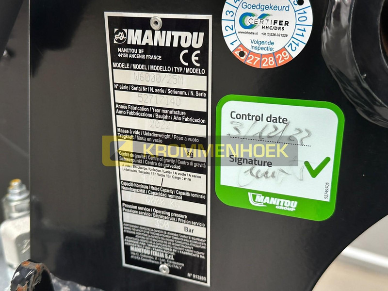 Manitou W6000 - 伸缩臂叉装车:图4 Manitou W6000 - 伸缩臂叉装车:图4