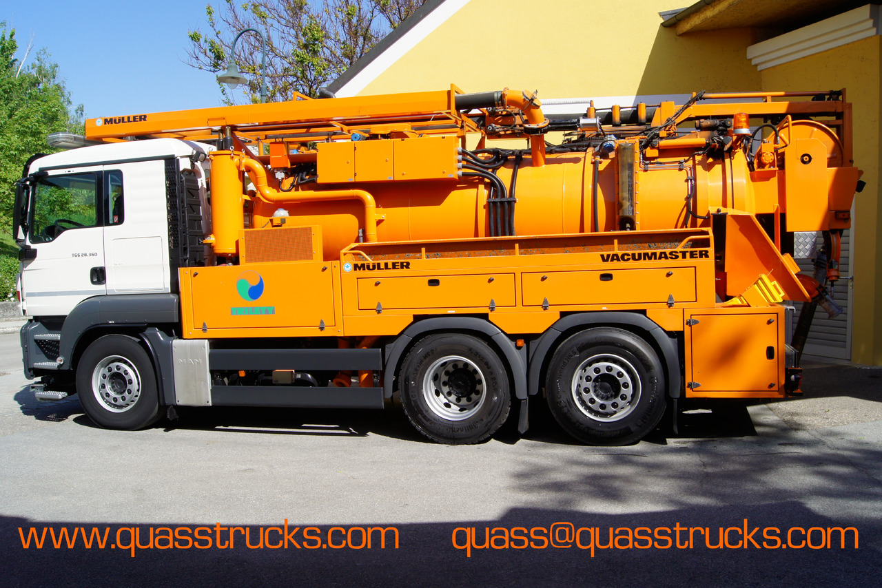 MAN TGS 28.360 BL 6x2-4/MÜLLER-KOMBI + Funk/TÜV/Euro5 - 真空车:图2 MAN TGS 28.360 BL 6x2-4/MÜLLER-KOMBI + Funk/TÜV/Euro5 - 真空车:图2