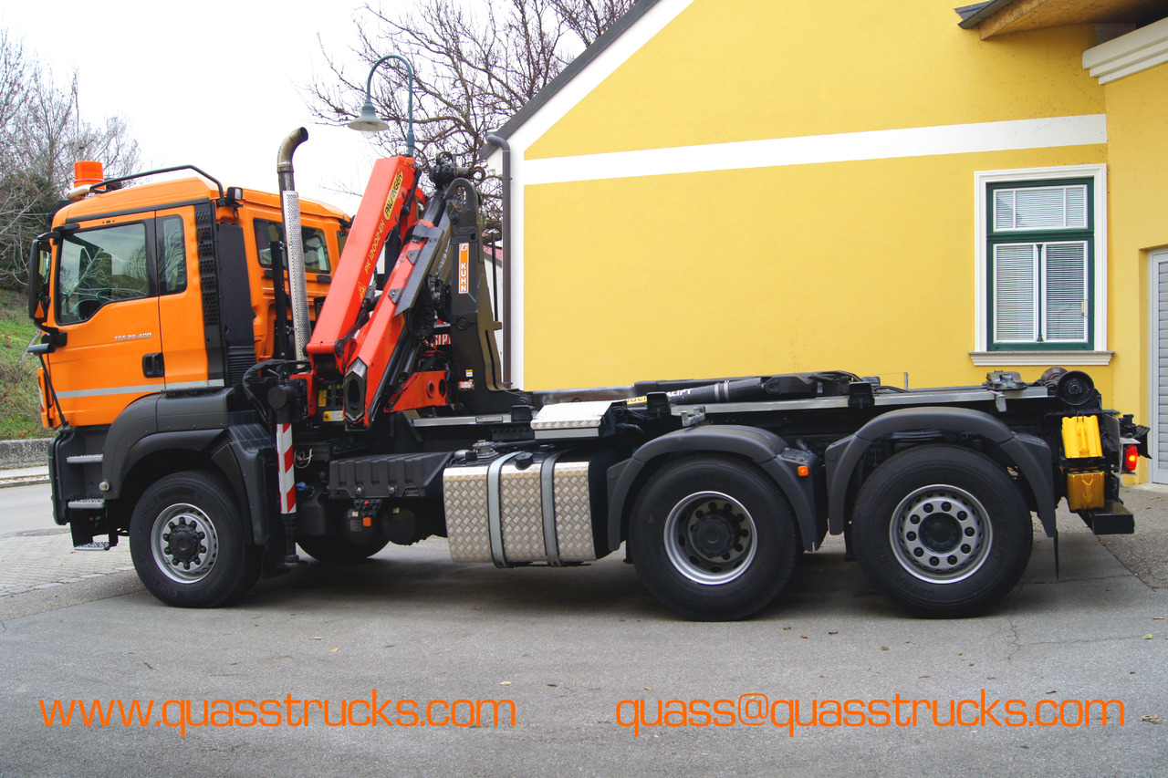 MAN TGS 28.400 BL 6x4-4/PK 12002 D/PALIFT/Winterdienst/Streuer/Pflug - 吊钩升降车, 起重车:图2 MAN TGS 28.400 BL 6x4-4/PK 12002 D/PALIFT/Winterdienst/Streuer/Pflug - 吊钩升降车, 起重车:图2