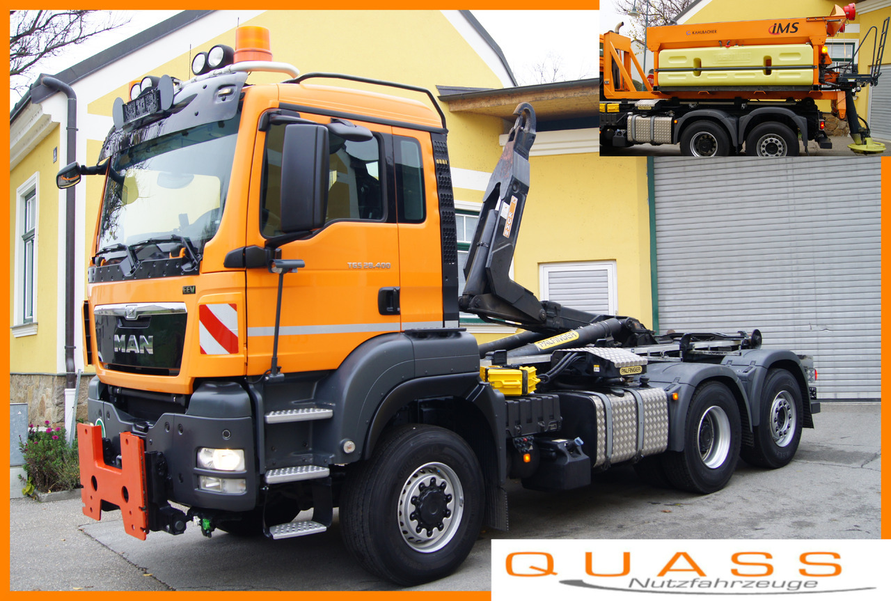 MAN TGS 28.400 BL 6x4-4/TÜV/PALIFT/Winterdienst/Salzstreuer/Streuer/Schneepflug - 翻斗车:图1 MAN TGS 28.400 BL 6x4-4/TÜV/PALIFT/Winterdienst/Salzstreuer/Streuer/Schneepflug - 翻斗车:图1