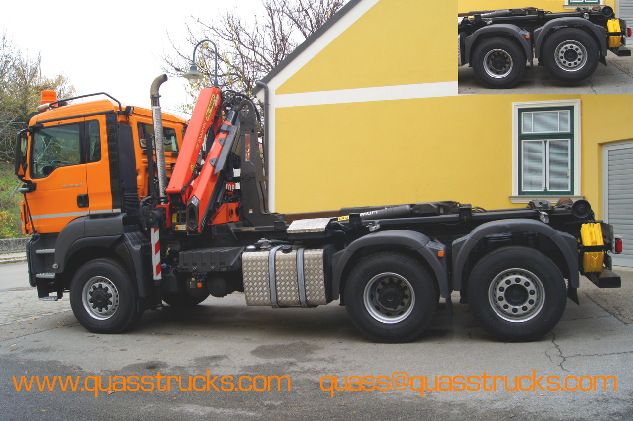 MAN TGS 28.400 BL 6x4-4/TÜV/PK12002/PALIFT/Winterdienst/Salzstreuer/Streuer/Schneepflug - 翻斗车, 起重车:图4 MAN TGS 28.400 BL 6x4-4/TÜV/PK12002/PALIFT/Winterdienst/Salzstreuer/Streuer/Schneepflug - 翻斗车, 起重车:图4