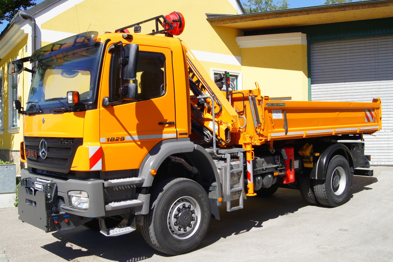 MERCEDES-BENZ AXOR 1829 4x4/EURO 5/ATLAS 65.2/MEILLER/Winterdienst - 起重车:图2 MERCEDES-BENZ AXOR 1829 4x4/EURO 5/ATLAS 65.2/MEILLER/Winterdienst - 起重车:图2