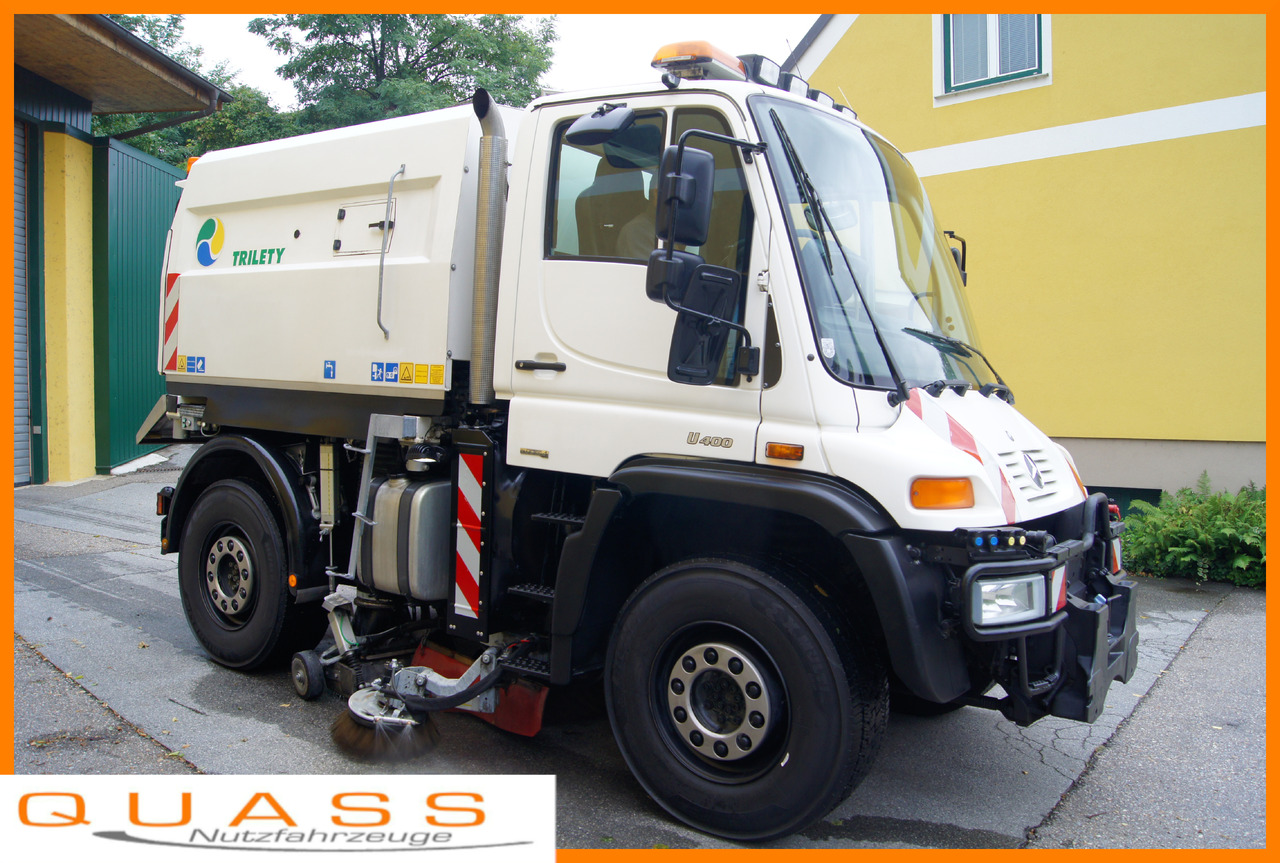 UNIMOG Unimog U400 + TRILETY Kehrmaschine/TÜV/EUR4/Leistungshydraulik - 道路清扫机:图1 UNIMOG Unimog U400 + TRILETY Kehrmaschine/TÜV/EUR4/Leistungshydraulik - 道路清扫机:图1