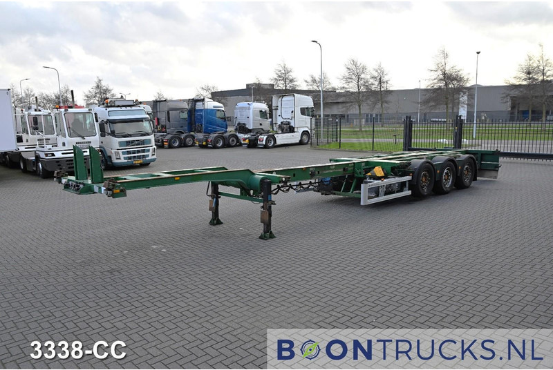 集装箱运输车/ 可拆卸车身的半拖车 Broshuis 3UCC-39/45 2X20-30-40-45ft HC * LIFT AXLE * 2 x EXTENDABLE:图6 集装箱运输车/ 可拆卸车身的半拖车 Broshuis 3UCC-39/45 2X20-30-40-45ft HC * LIFT AXLE * 2 x EXTENDABLE:图6