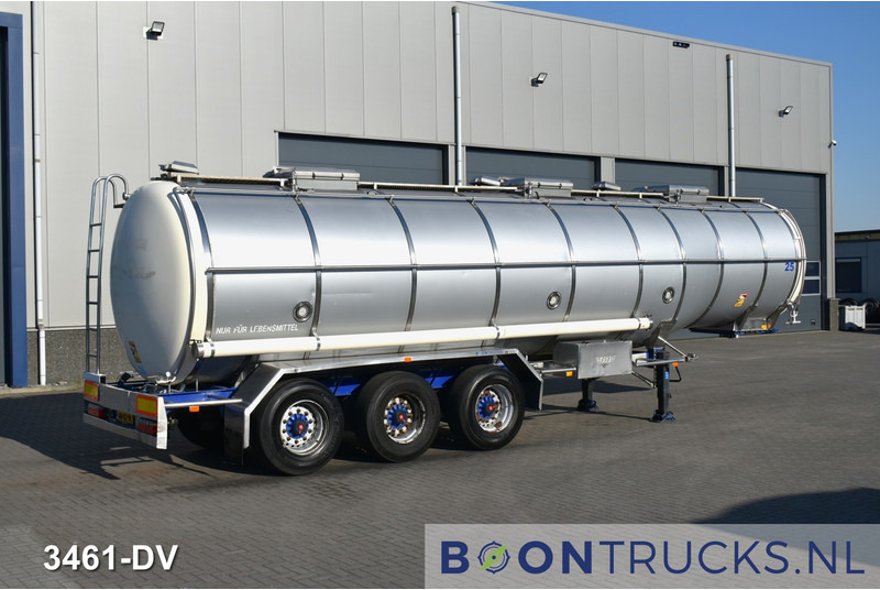 Burg BPO 12-27 Z TANK | 32,8 M³ * 3 COMP. * FOOD * STAINLESS STEEL * APK 10-2025 - 液罐半拖车:图1 Burg BPO 12-27 Z TANK | 32,8 M³ * 3 COMP. * FOOD * STAINLESS STEEL * APK 10-2025 - 液罐半拖车:图1