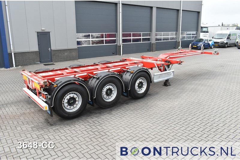D-Tec FLEXITRAILER | 2x20-30-40-45ft HC * 2x LIFT AXLE * 2x EXTENDABLE * DISC BRAKES * MOT 05-2026 - 集装箱运输车/ 可拆卸车身的半拖车:图1 D-Tec FLEXITRAILER | 2x20-30-40-45ft HC * 2x LIFT AXLE * 2x EXTENDABLE * DISC BRAKES * MOT 05-2026 - 集装箱运输车/ 可拆卸车身的半拖车:图1