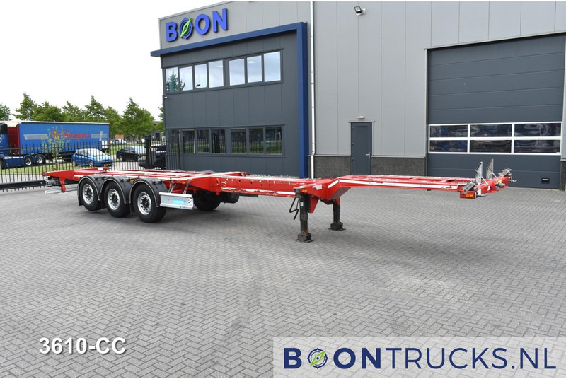 D-Tec FLEXITRAILER | 2x20-30-40-45ft HC * 2x LIFT AXLE * 2x EXTENDABLE * DISC BRAKES - 集装箱运输车/ 可拆卸车身的半拖车:图4 D-Tec FLEXITRAILER | 2x20-30-40-45ft HC * 2x LIFT AXLE * 2x EXTENDABLE * DISC BRAKES - 集装箱运输车/ 可拆卸车身的半拖车:图4