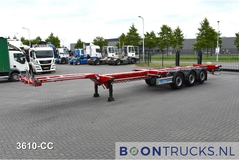 D-Tec FLEXITRAILER | 2x20-30-40-45ft HC * 2x LIFT AXLE * 2x EXTENDABLE * DISC BRAKES - 集装箱运输车/ 可拆卸车身的半拖车:图5 D-Tec FLEXITRAILER | 2x20-30-40-45ft HC * 2x LIFT AXLE * 2x EXTENDABLE * DISC BRAKES - 集装箱运输车/ 可拆卸车身的半拖车:图5