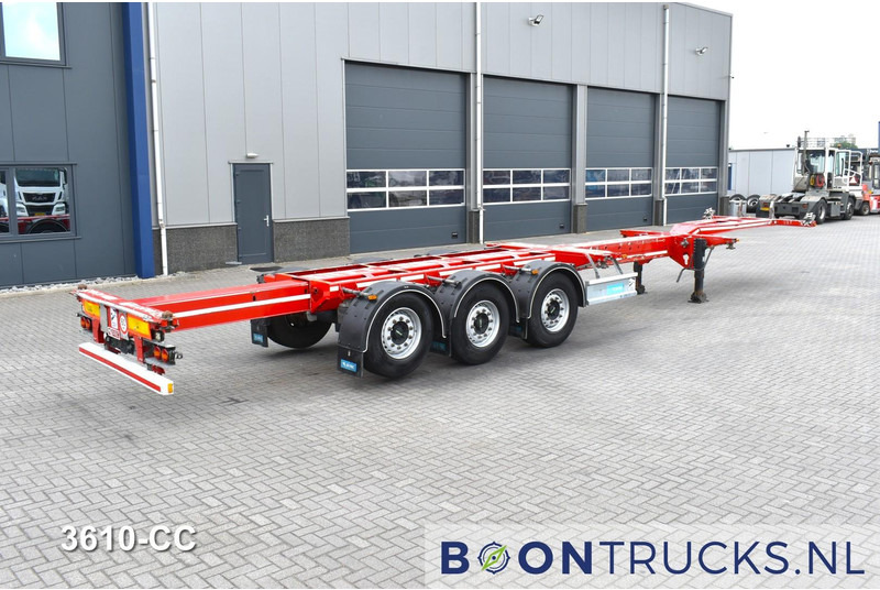 D-Tec FLEXITRAILER | 2x20-30-40-45ft HC * 2x LIFT AXLE * 2x EXTENDABLE * DISC BRAKES - 集装箱运输车/ 可拆卸车身的半拖车:图2 D-Tec FLEXITRAILER | 2x20-30-40-45ft HC * 2x LIFT AXLE * 2x EXTENDABLE * DISC BRAKES - 集装箱运输车/ 可拆卸车身的半拖车:图2