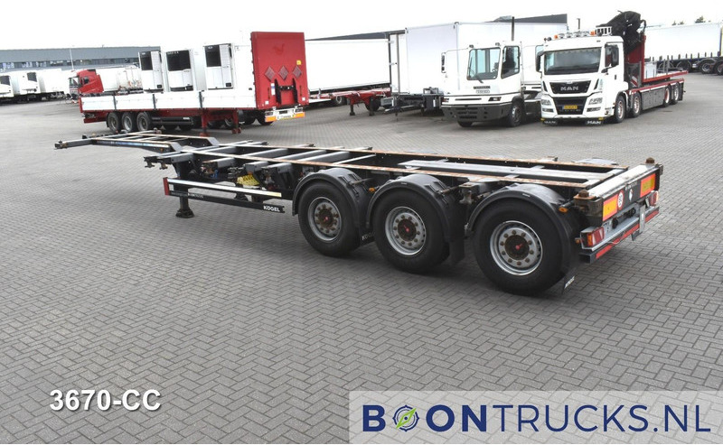 Kögel PORT 40 SIMPLEX 20 | 2x20-30-40ft HC * LIFT AXLE * SAF / DISC * EXTENDABLE REAR * MOT 02-2026 - 集装箱运输车/ 可拆卸车身的半拖车:图3 Kögel PORT 40 SIMPLEX 20 | 2x20-30-40ft HC * LIFT AXLE * SAF / DISC * EXTENDABLE REAR * MOT 02-2026 - 集装箱运输车/ 可拆卸车身的半拖车:图3
