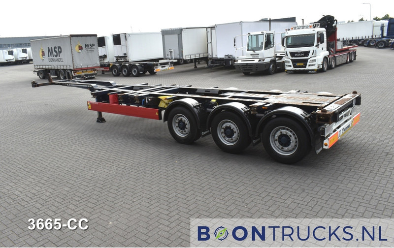 Krone SD BOX LINER | 2x20-40-45ft HC * LIFT AXLE * BPW/DISC * EXTENDABLE REAR * 10x AVAILABLE - 集装箱运输车/ 可拆卸车身的半拖车:图3 Krone SD BOX LINER | 2x20-40-45ft HC * LIFT AXLE * BPW/DISC * EXTENDABLE REAR * 10x AVAILABLE - 集装箱运输车/ 可拆卸车身的半拖车:图3