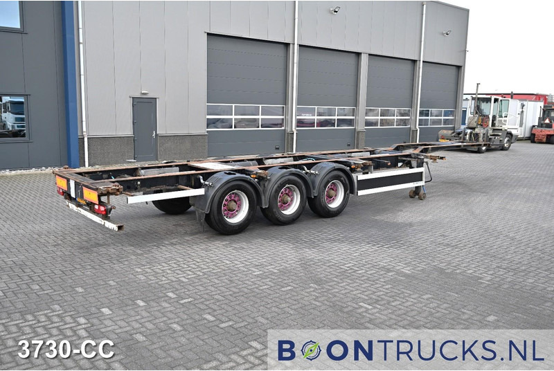 Pacton T3-007 2x20-40-45ft HC * LIFT AXLE * BPW * NL TRAILER - 集装箱运输车/ 可拆卸车身的半拖车:图1 Pacton T3-007 2x20-40-45ft HC * LIFT AXLE * BPW * NL TRAILER - 集装箱运输车/ 可拆卸车身的半拖车:图1