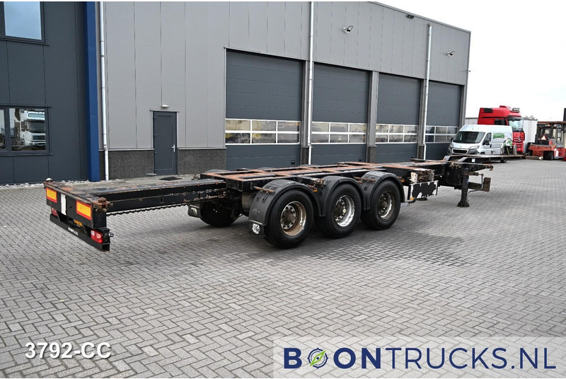 Pacton T3-010 2x20-30-40-45ft HC * 2x EXTENDABLE * 1x LIFT AXLE * NL TRAILER - 集装箱运输车/ 可拆卸车身的半拖车:图2 Pacton T3-010 2x20-30-40-45ft HC * 2x EXTENDABLE * 1x LIFT AXLE * NL TRAILER - 集装箱运输车/ 可拆卸车身的半拖车:图2