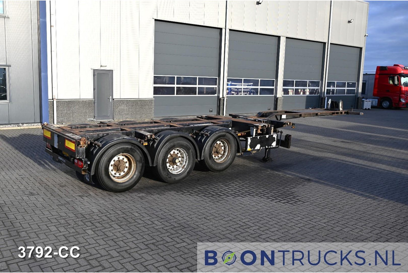 Pacton T3-010 2x20-30-40-45ft HC * 2x EXTENDABLE * 1x LIFT AXLE * NL TRAILER - 集装箱运输车/ 可拆卸车身的半拖车:图1 Pacton T3-010 2x20-30-40-45ft HC * 2x EXTENDABLE * 1x LIFT AXLE * NL TRAILER - 集装箱运输车/ 可拆卸车身的半拖车:图1