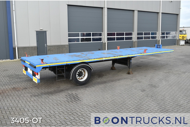 Schmitz Cargobull SKO 10 PLATTE BAK | TWISTLOCKS 20ft * L 900 cm * KENTEKEN LANGZAAM VERKEER - 栏板式/ 平板半拖车:图1 Schmitz Cargobull SKO 10 PLATTE BAK | TWISTLOCKS 20ft * L 900 cm * KENTEKEN LANGZAAM VERKEER - 栏板式/ 平板半拖车:图1