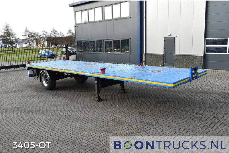 Schmitz Cargobull SKO 10 PLATTE BAK | TWISTLOCKS 20ft * L 900 cm * KENTEKEN LANGZAAM VERKEER - 栏板式/ 平板半拖车:图4 Schmitz Cargobull SKO 10 PLATTE BAK | TWISTLOCKS 20ft * L 900 cm * KENTEKEN LANGZAAM VERKEER - 栏板式/ 平板半拖车:图4