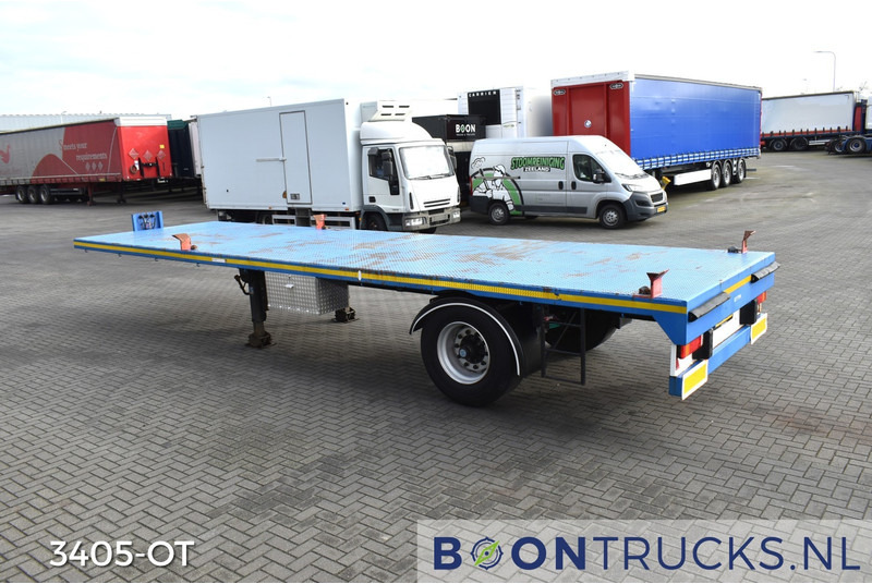Schmitz Cargobull SKO 10 PLATTE BAK | TWISTLOCKS 20ft * L 900 cm * KENTEKEN LANGZAAM VERKEER - 栏板式/ 平板半拖车:图3 Schmitz Cargobull SKO 10 PLATTE BAK | TWISTLOCKS 20ft * L 900 cm * KENTEKEN LANGZAAM VERKEER - 栏板式/ 平板半拖车:图3