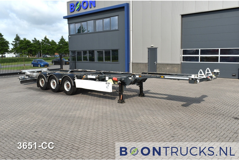 Van Hool A3C002 2x20-30-40-45ft HC * LIFT AXLE * SAF / DISC * EXTENDABLE REAR - 集装箱运输车/ 可拆卸车身的半拖车:图4 Van Hool A3C002 2x20-30-40-45ft HC * LIFT AXLE * SAF / DISC * EXTENDABLE REAR - 集装箱运输车/ 可拆卸车身的半拖车:图4