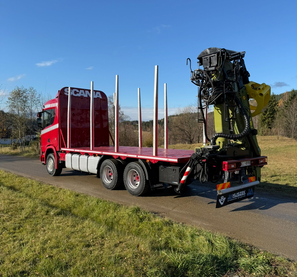 SCANIA R520 XT - 木材运输车, 起重车:图4 SCANIA R520 XT - 木材运输车, 起重车:图4