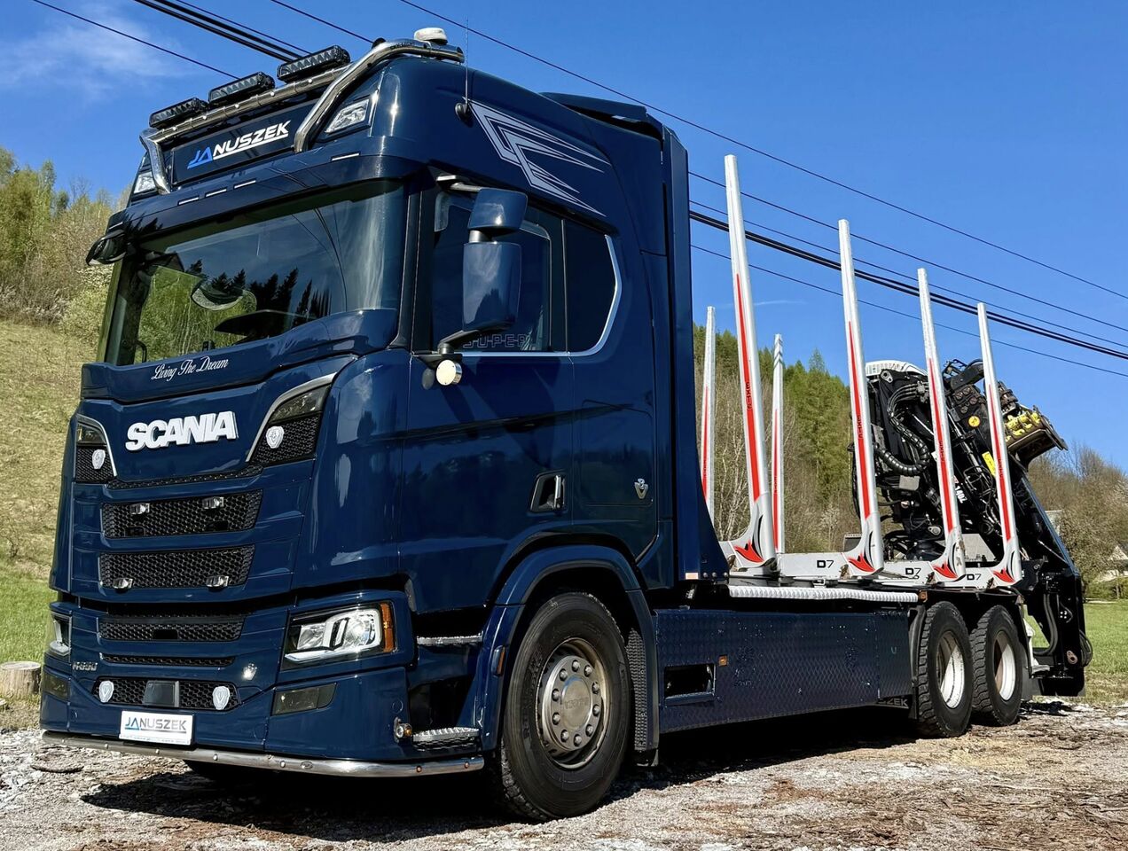 SCANIA R650 - 木材运输车:图1 SCANIA R650 - 木材运输车:图1