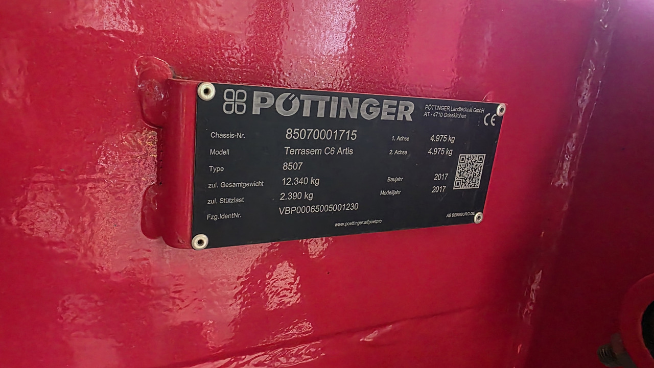 PÖTTINGER Terrasem C6 Artis - 条播机:图4 PÖTTINGER Terrasem C6 Artis - 条播机:图4