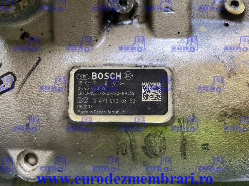 POMPA INALTA PRESIUNE MERCEDES ACTROS MP4 OM470LA A4710900850, 0445020261 - 燃料泵 适用于 卡车:图2 POMPA INALTA PRESIUNE MERCEDES ACTROS MP4 OM470LA A4710900850, 0445020261 - 燃料泵 适用于 卡车:图2