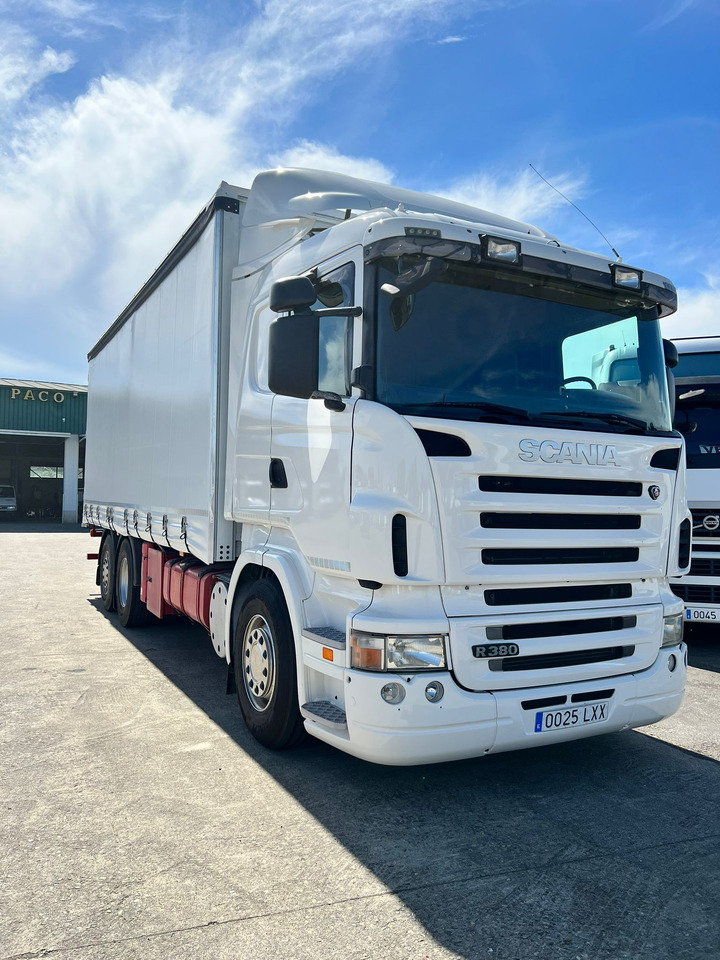 CAMION SCANIA 380 CON CARRETILLA MOFFET M4 - 侧帘卡车:图2 CAMION SCANIA 380 CON CARRETILLA MOFFET M4 - 侧帘卡车:图2