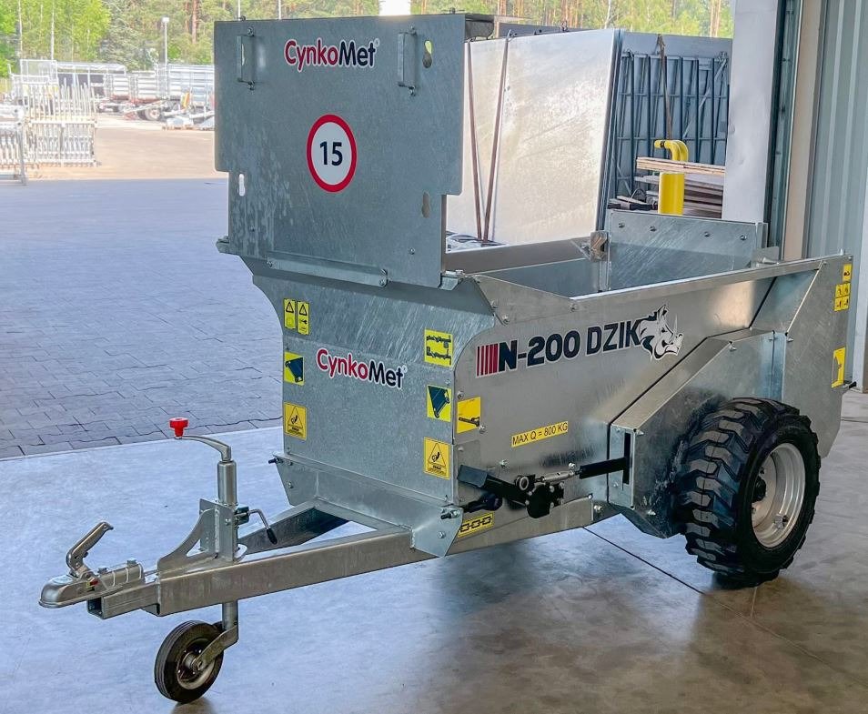 Cynkomet Rozrzutnik obornika 800 kg / Miststreuer Mini / SPREADER N-200 - 撒肥机:图5 Cynkomet Rozrzutnik obornika 800 kg / Miststreuer Mini / SPREADER N-200 - 撒肥机:图5