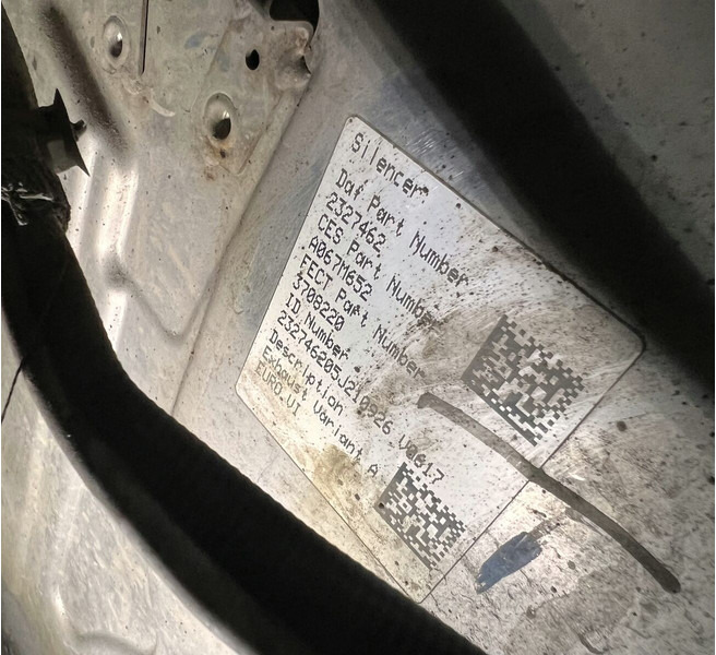 DAF XG - 催化转化器:图5 DAF XG - 催化转化器:图5