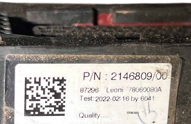 DAF - 电缆/ 线束:图2 DAF - 电缆/ 线束:图2