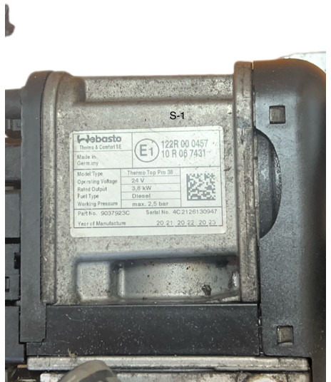 Iveco S-WAY - 暖通系统:图5 Iveco S-WAY - 暖通系统:图5