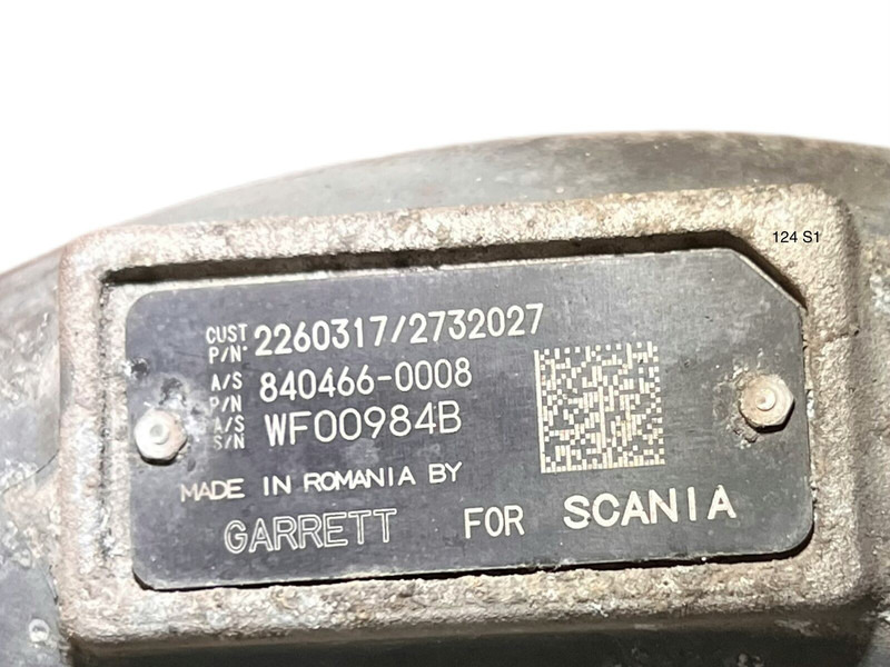 Scania Garrett - 涡轮增压器:图3 Scania Garrett - 涡轮增压器:图3