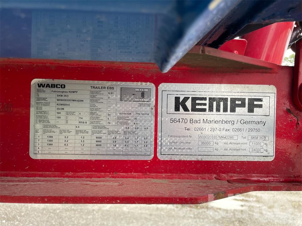 Kempf SKM35/3 - 翻斗半拖车:图5 Kempf SKM35/3 - 翻斗半拖车:图5