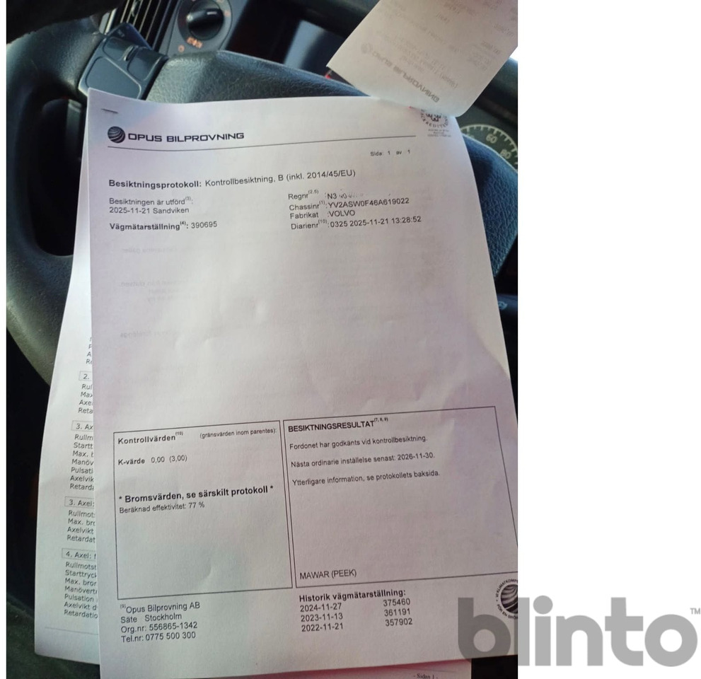 吊钩升降车 VOLVO FH 480 8*2：图7