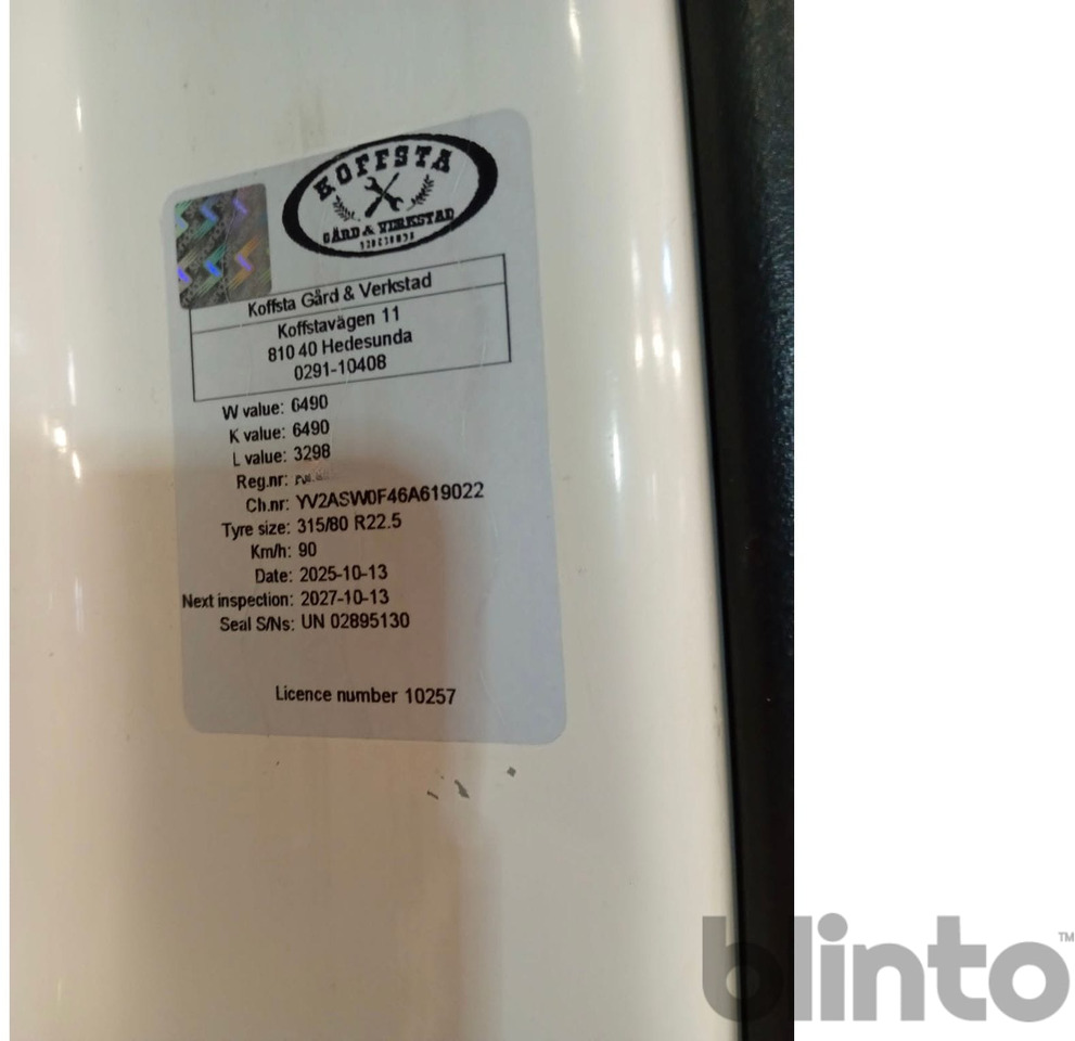 吊钩升降车 VOLVO FH 480 8*2：图8