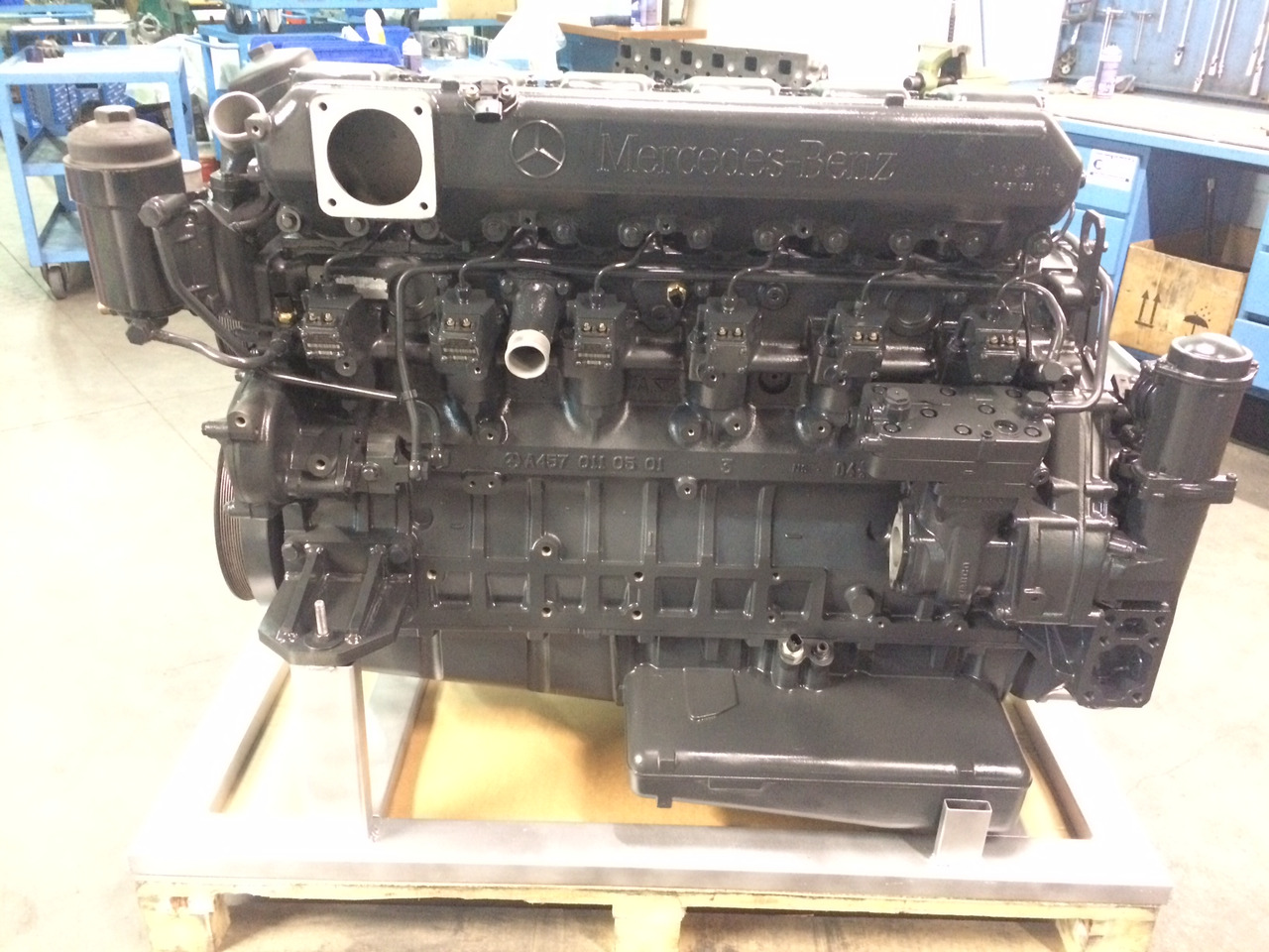 MOTORE MERCEDES OM457LA - VAR. 457.944 - EURO 3 - COMPLETO - 发动机:图4 MOTORE MERCEDES OM457LA - VAR. 457.944 - EURO 3 - COMPLETO - 发动机:图4