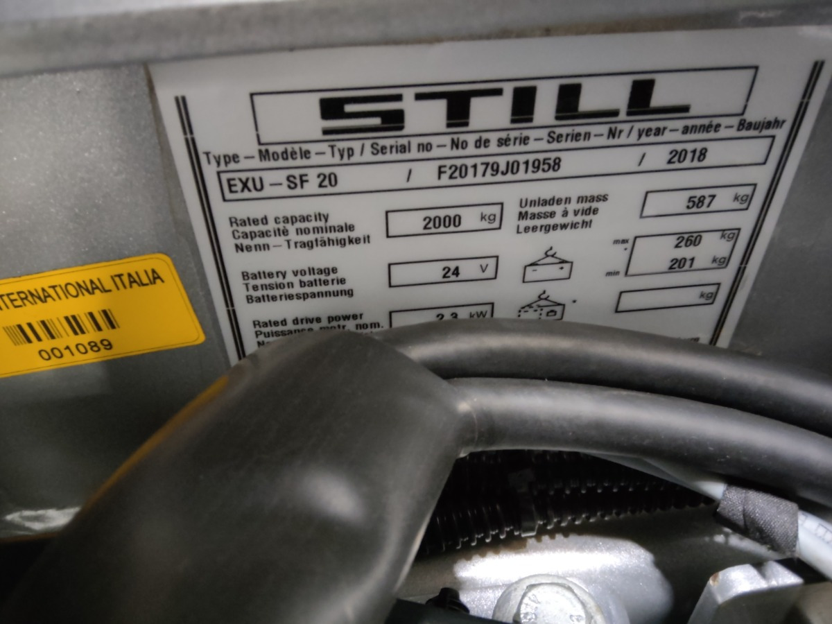 Still EXU-SF20/LIION/BRONZE - 码垛车:图4 Still EXU-SF20/LIION/BRONZE - 码垛车:图4