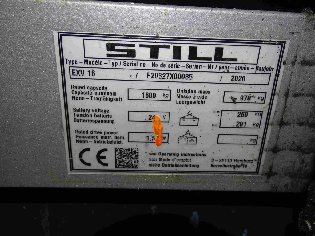 Still EXV16 - 堆垛机:图5 Still EXV16 - 堆垛机:图5