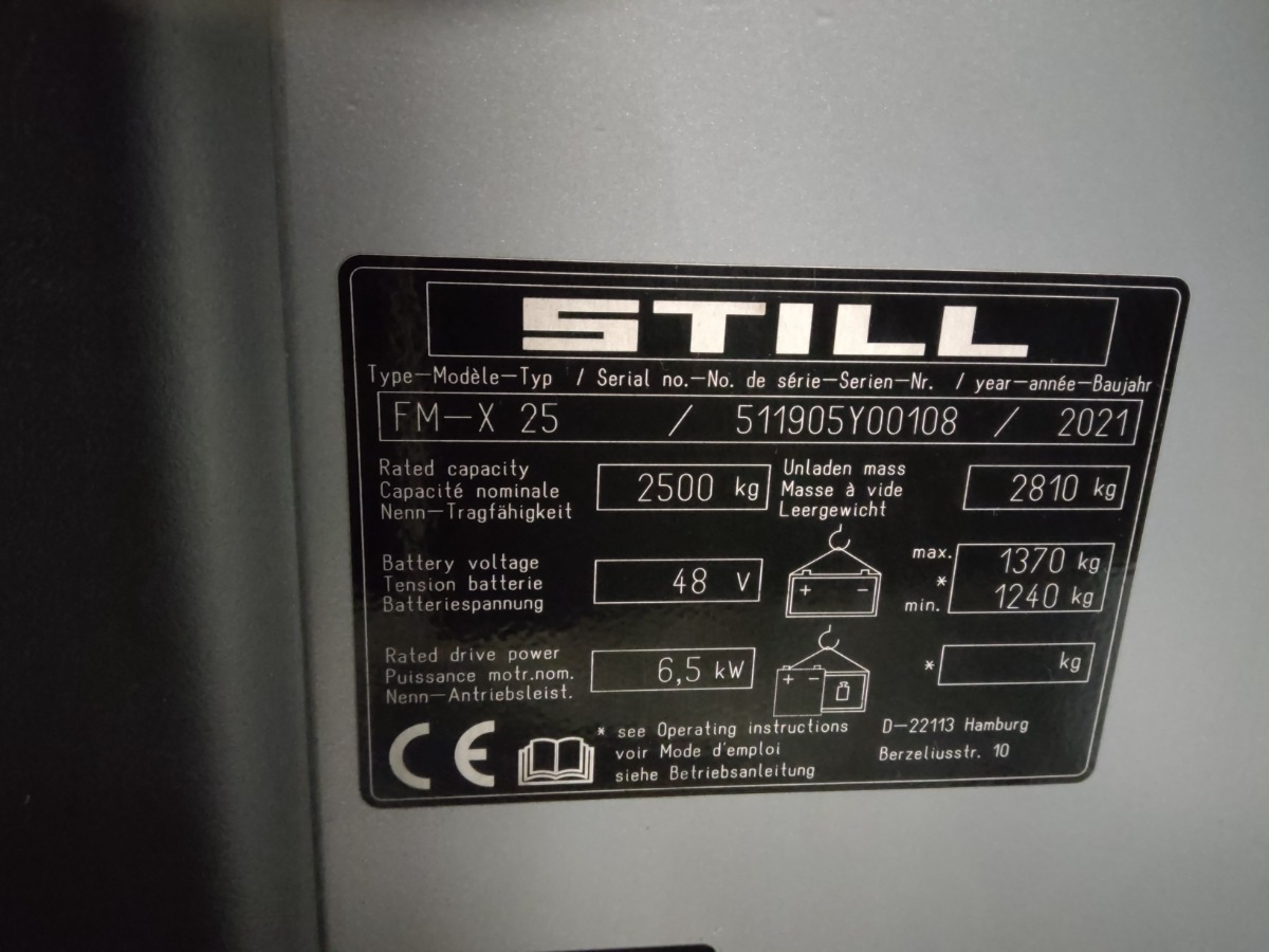 Still FM-X25 - 前移式叉车:图5 Still FM-X25 - 前移式叉车:图5