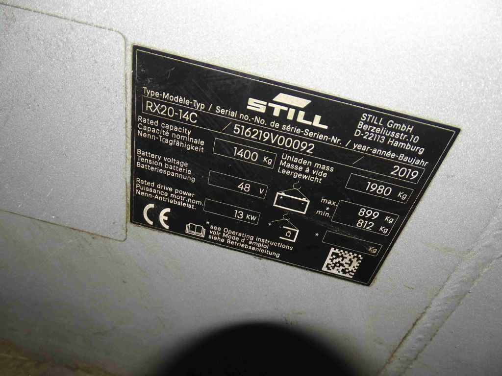 Still RX20-14C - 电动叉车:图5 Still RX20-14C - 电动叉车:图5
