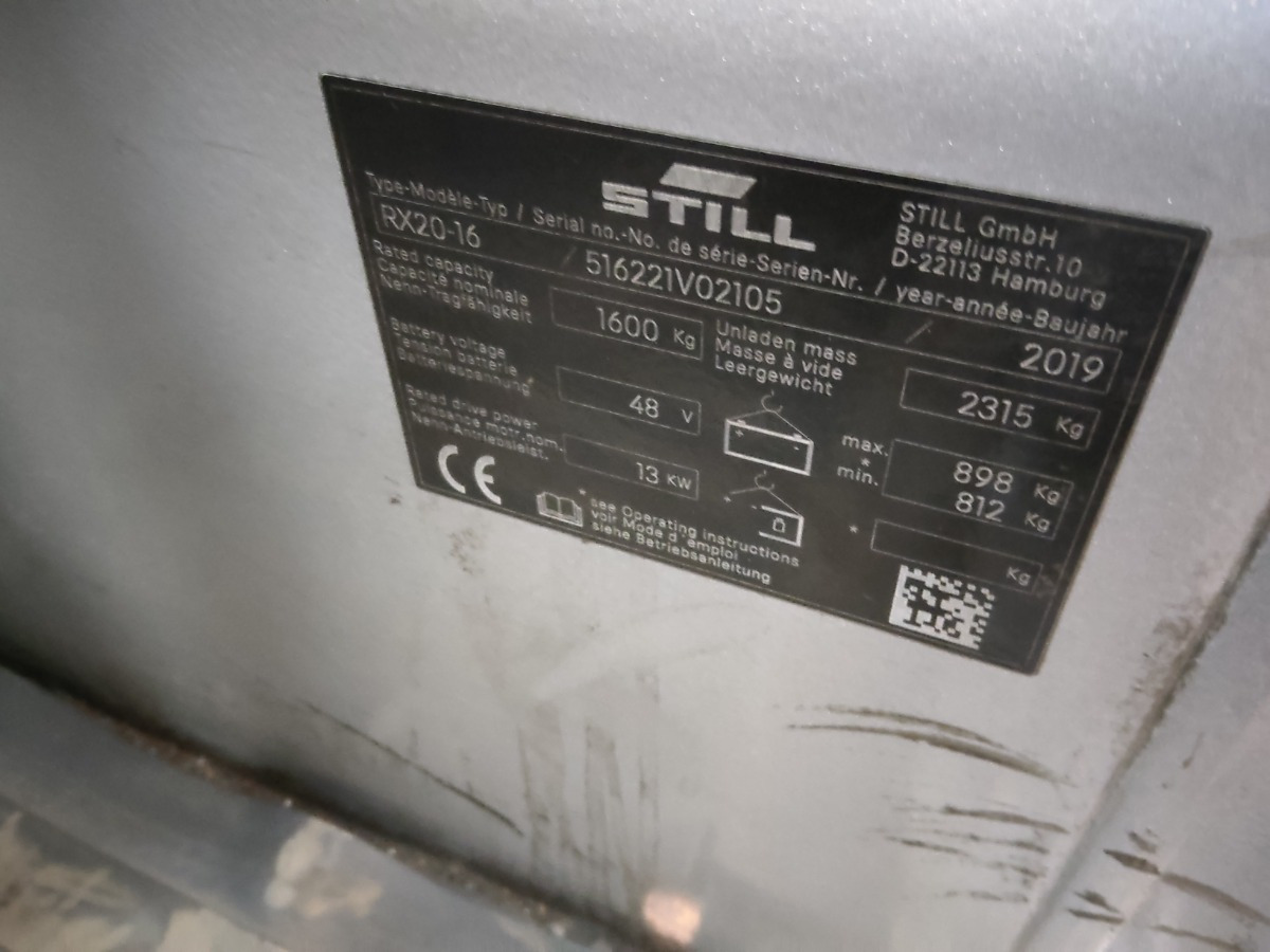 Still RX20-16/LIION - 电动叉车:图5 Still RX20-16/LIION - 电动叉车:图5