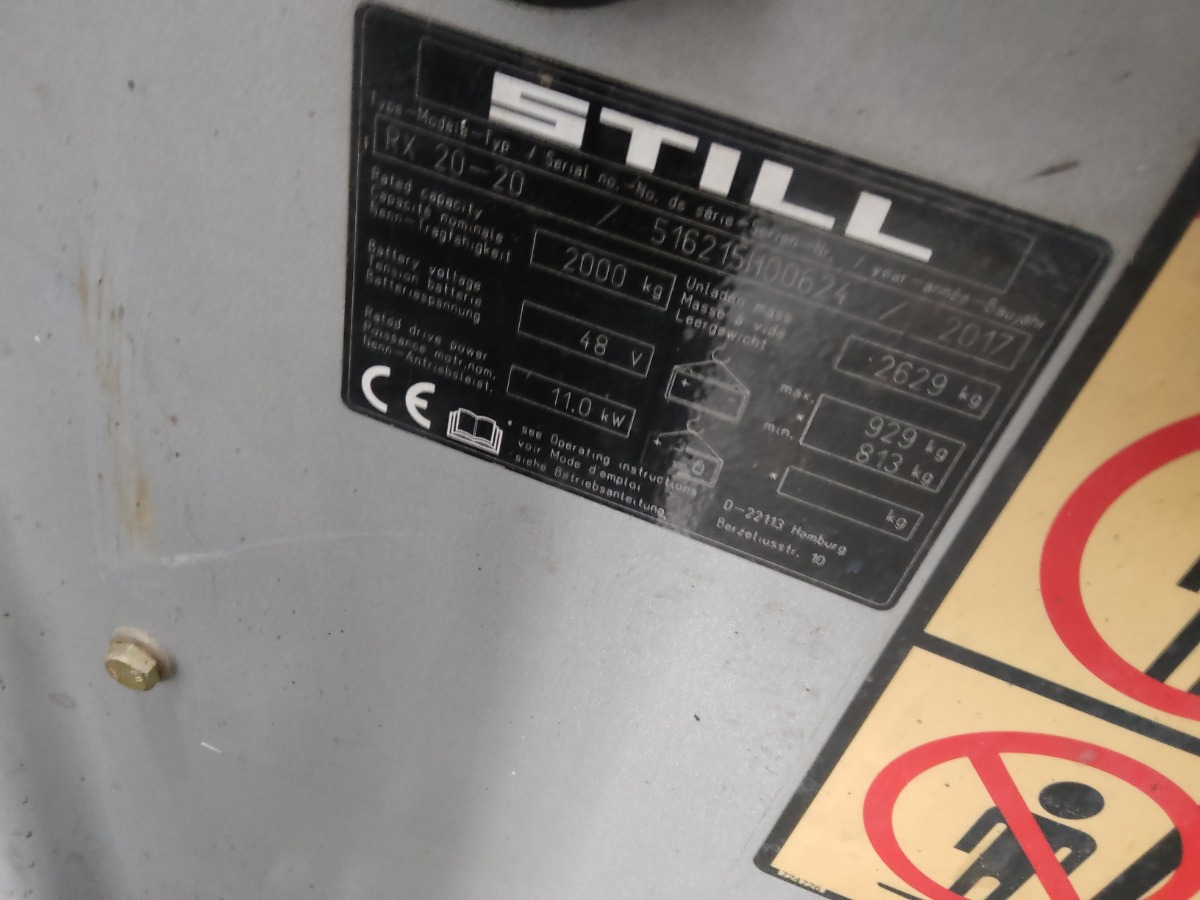 Still RX20-20 - 电动叉车:图5 Still RX20-20 - 电动叉车:图5