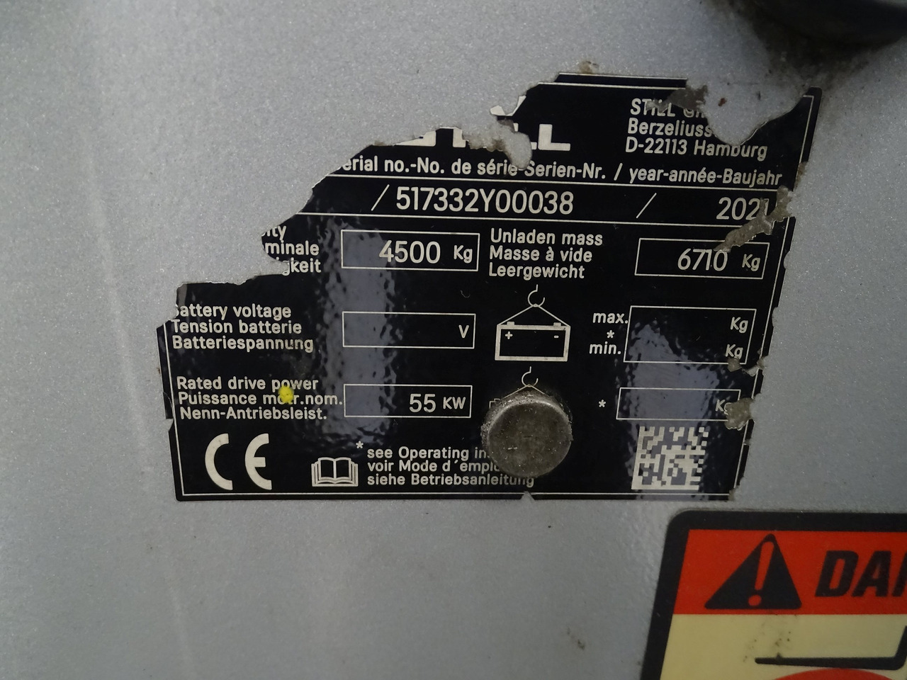 Still RX70-45 - 柴油叉车:图5 Still RX70-45 - 柴油叉车:图5